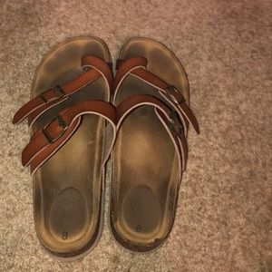 one-toe sandals